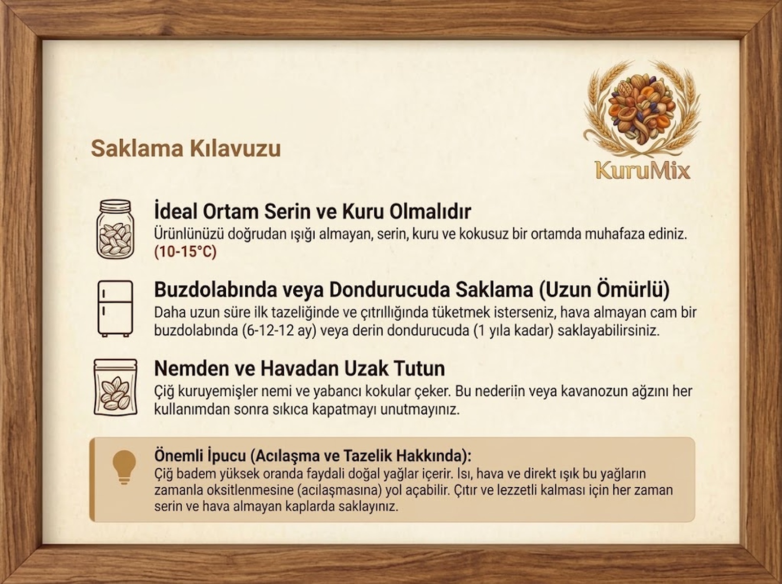 Çiğ Badem | Tuzsuz | İri Taneli | Taze-1kg-